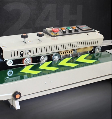 220V/110V 전압에서 데스크톱에서 포지 밀폐를위한 연속 밴드 플라스틱 가방 밀폐기