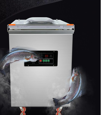 900W 진공 펌프 고기 진공 포장 기계 L380 * W400 * H140mm 챔버 크기