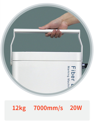 이동하기 쉬운 20W 30W 휴대용 금속 조각기 공기 냉각 조각 면적 100x100mm