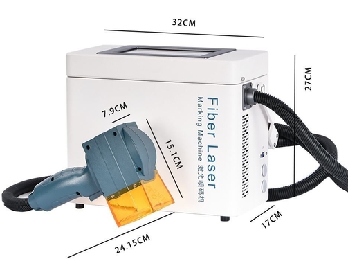 휴대용 금속 프린터용 20W 전력 휴대용 레이저 표시 기계 1064mm 파장