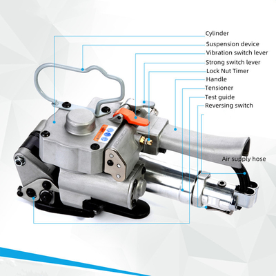 카튼 박스 13-19mm PP 스트랩 다기능용 강력한 Pneumatic Strapping Tool
