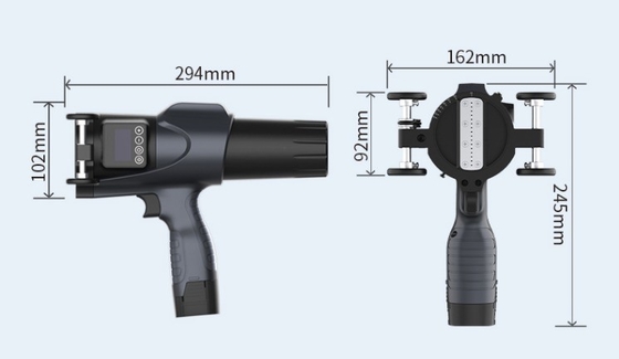 S3 3-6cm 고화질 휴대용 카튼 대량 코드 Qr 코드 만료 날짜 인크젯 프린터 철강 파이프 인쇄
