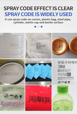 3.5kg 수동 잉크젯 프린터 병 상자 유효기간 모든 표면에 인쇄