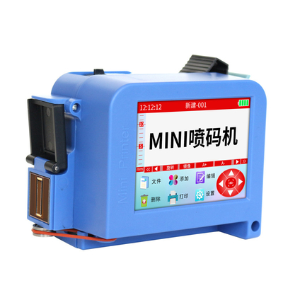 블랙 솔벤트 잉크 카트리지와 함께 220x130x50mm 스마트 휴대용 미니 열 프린터