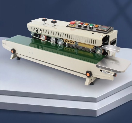 220V/110V 전압에서 데스크톱에서 포지 밀폐를위한 연속 밴드 플라스틱 가방 밀폐기
