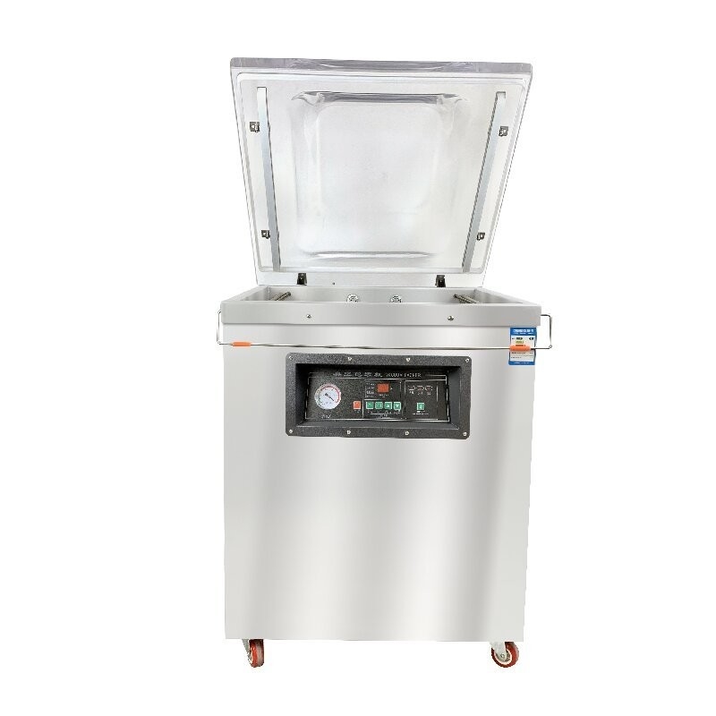 900W 진공 펌프 고기 진공 포장 기계 L380 * W400 * H140mm 챔버 크기