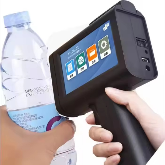 M10 반자동 산업용 휴대용 잉크젯 프린터 QR 날짜 코드 대량 번호 코딩