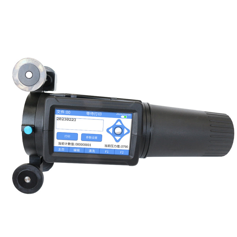 60mm 높이의 큰 문자 휴대용 Cij 코딩 프린터 종이 플라스틱 나무 금속